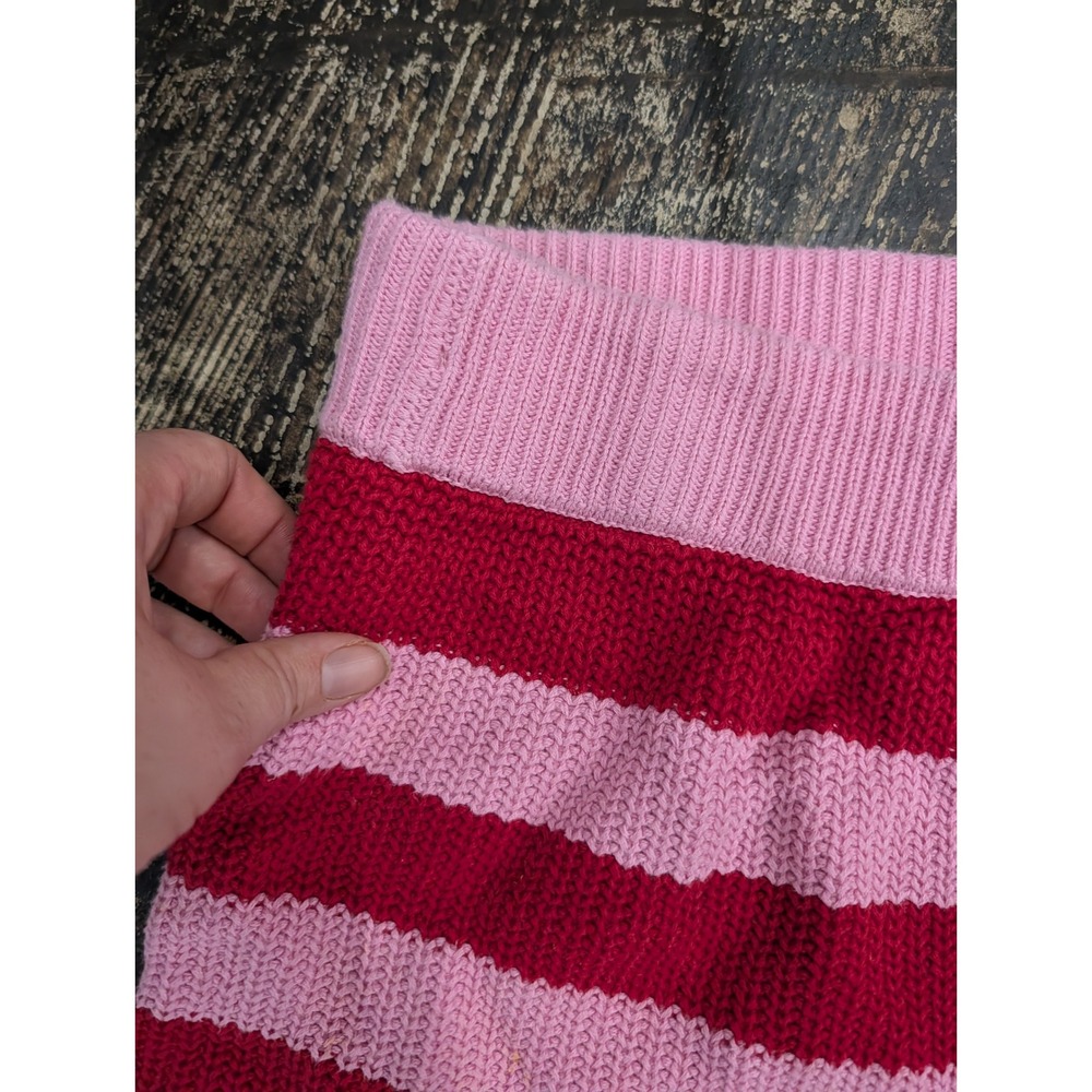 Beach Riot Balboa Shorts Pink Red Striped Knit Cotton Lounge Shorts- Medium - Picture 5 of 6